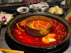 渝涯生铁牛油子母锅底-渝涯重庆豆花老火锅(中赢国际店)