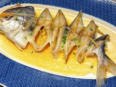 姜蓉蒸金鲳鱼干-六个大厨·秘制粤菜(广州塔店)