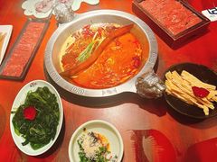 鸳鸯番茄锅-袁老四重庆老火锅(桐梓坡店)