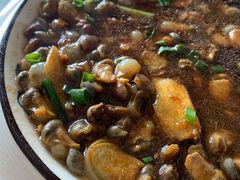 葱烧黄泥螺-天桥饭店·特色海鲜(金山嘴渔村店)