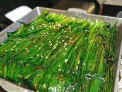 韭菜千张卷-黑门烤肉