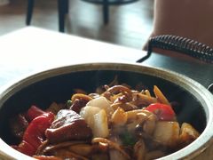 石锅山珍焗牛排-柒园·三十年创意杭帮菜(龙湖滨江天街店)