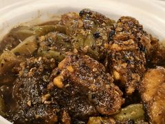 豆豉苦瓜鱼头煲-德成饭店