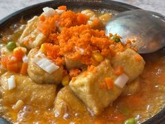 斑斓海胆豆腐煲-不仔客海鲜·烧烤·270度海景餐厅(大东海店)