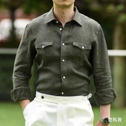 -怒马会 全麻衬西装高级定制