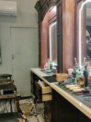 -595barbershop美式油头