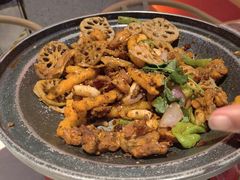 干锅牛蛙-渝蛙馆(新百店)