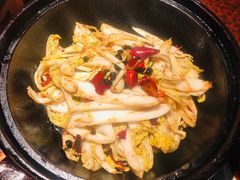 煲仔豆豉娃娃菜-绿茶餐厅(华联万柳店)