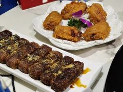 黑米红糖糍粑-鱼颜诱纸纸上烤鱼·蛙(龙湖天街店)