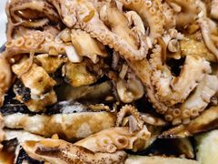 茄子拌八带-晚归月亮湾私家菜(临邑路店)