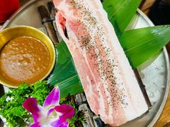 -明洞阿姨·韩式酱蟹烤肉·创意料理(三元桥店)