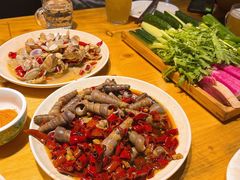 辣炒钉螺-阿里巴巴海鲜烧烤家常菜(黄岛店)