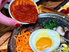 -明洞阿姨·韩式酱蟹烤肉·创意料理(三元桥店)