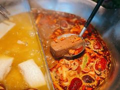台式麻辣花胶鸡鸳鸯锅-湊湊火锅·茶憩(世博大道店)