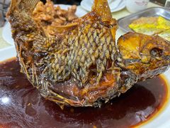 罾蹦鲤鱼-奥华餐厅·老张记(台基厂店)
