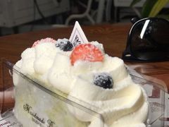 青汁舒芙蕾芝士蛋糕-YUMI芽米·法式烘焙·咖啡(骖鸾路店)