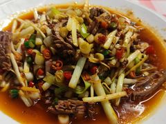 韭菜腰丝-洪霞餐馆·川菜·鲜货现炒(两江春城店)