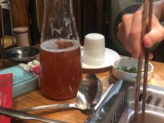 现熬酸梅汤-草原塞蛮羊火锅城(港湾店)