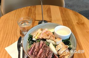 Kale Fennel Chicken Caesar Salad