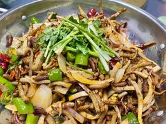 芋丝鸭肠-唐人街干锅烧烤