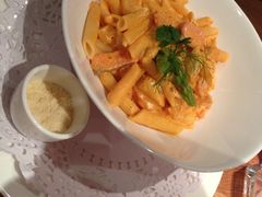 三文鱼芦笋意面-Geneva日内瓦餐厅(西郊宝成花苑店)