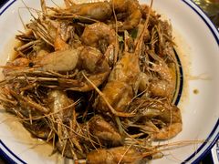 油爆开背虾-兰边碗(鼓楼店)
