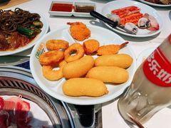-绿岛港轩海鲜烤肉涮锅自助餐厅