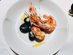 石烹盐浴秋菊红鹰虾-广舟(千禧店)