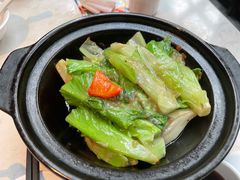 啫啫虾酱生菜-肥仔文澳门猪骨煲(南京西路店)