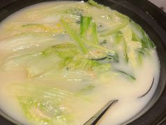 瑶柱虾干煲淋杂菜-悦景酒家(罗湖店)