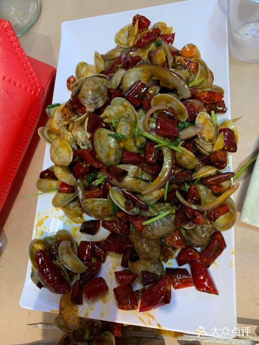 常记蚝味鲜·烧烤海鲜大排档(东风北桥店)辣炒花蛤图片