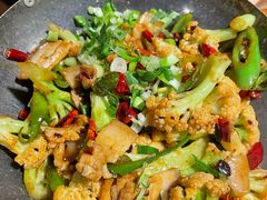 干锅花菜-金厨帽烤鱼(芦庄店)