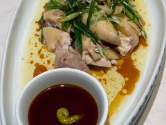 芥末葱油淋果园鸡-常来小聚·广州非遗传承餐厅(高德置地店)