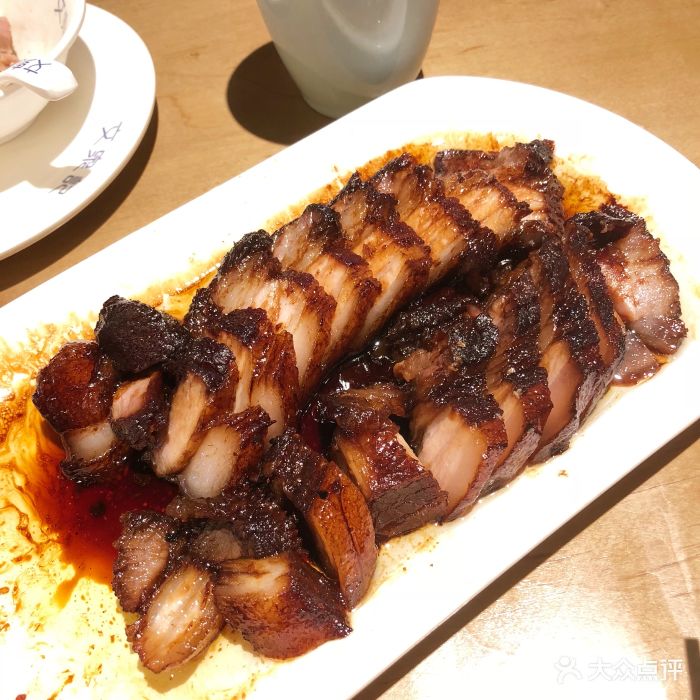 文泉记澳门粥面庄(国金店)黑五花叉烧图片 - 第1张