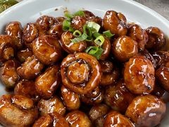 鲍汁口蘑-遇见小院—虹鳟鱼•农家菜(怀柔店)