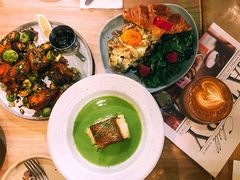 低温奶泡黑线银鳕鱼配青豆泥-salée