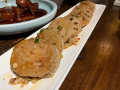鹅肝酱煎酿藕饼-金枝玉叶上海人家食府(三里河店)