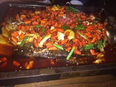 -探鱼·鲜青椒爽麻烤鱼(广州花都来又来店)