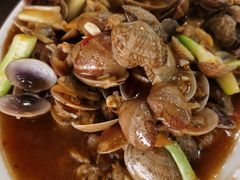 姜葱炒花甲-明记海鲜大排档(巽寮湾店)