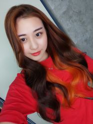 -INS羽毛接发·巴黎画染