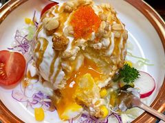 炸温泉蛋土豆泥沙律-仙隐小鹿中華の日料(正弘城店)