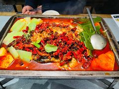四块豆花重庆烤鱼-探鱼·鲜青椒爽麻烤鱼(中天广场店)