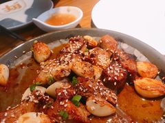 铁盘烤梅肉-船歌·鱼水饺青岛菜(金狮广场店)