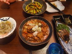 味噌煮牛腩筋和蔬菜-八木鸟居酒屋(小木桥路店)