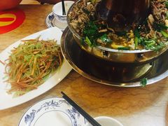 莴笋炒馓子-穆老九清真牛羊肉馆(宋城店)