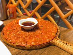 泡菜饼-釜山火炉韩式炭火烤肉(欧洲城店)