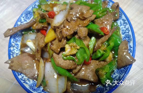 Stir-fried Pig Liver with Green Pepper