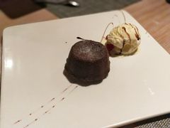 熔岩巧克力蛋糕配冰淇淋-蓝瓶子BlueBottle(东瓯智库店)