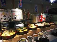 自助取餐区-威珀斯酒店·珀萃美食餐厅 | 海鲜刺身·现烤生蚝·特色烤肉