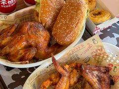 -百富烤霸 烤鸡汉堡(美美店)